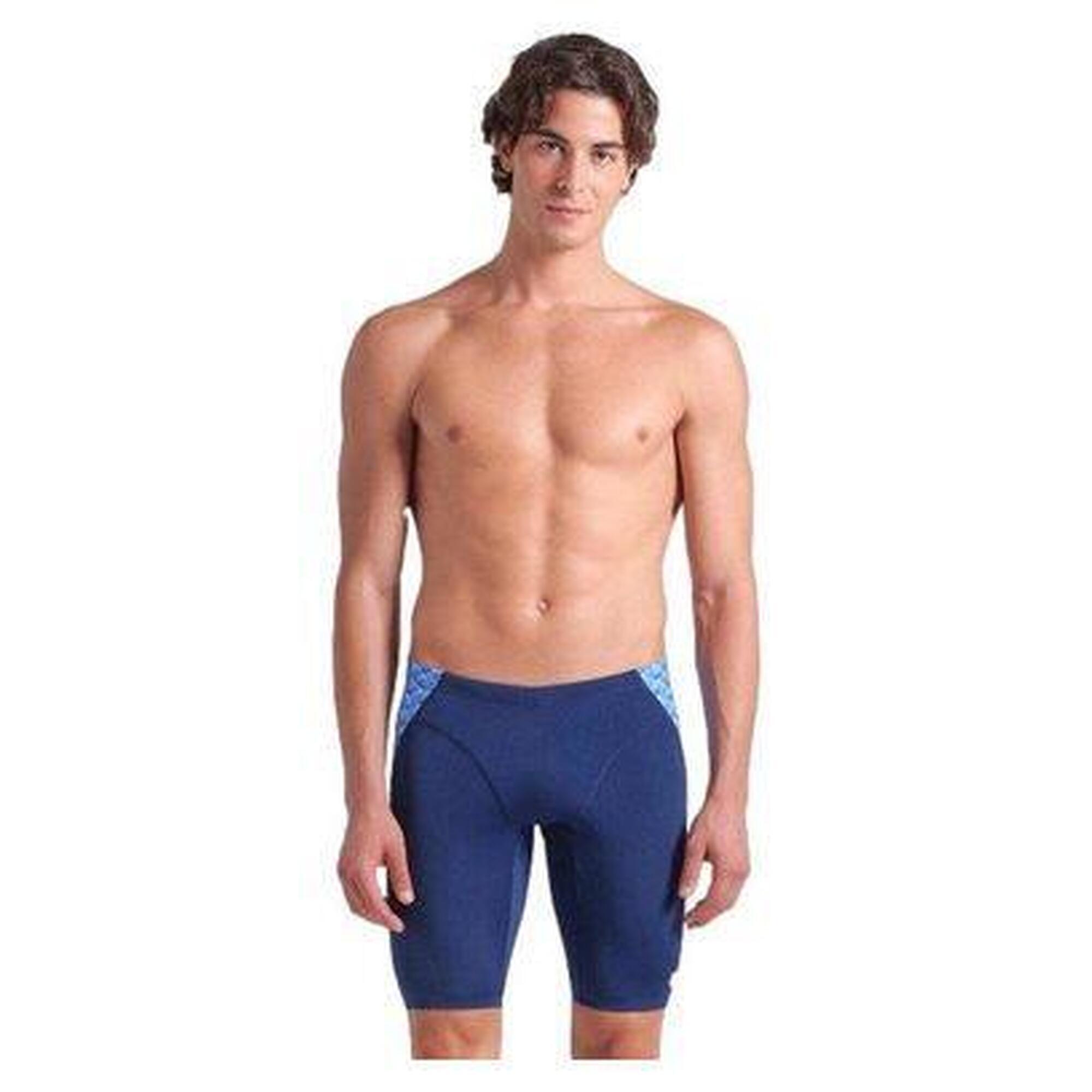 Jammery Arena Monogram Navy - spodenki do kolan do pływania