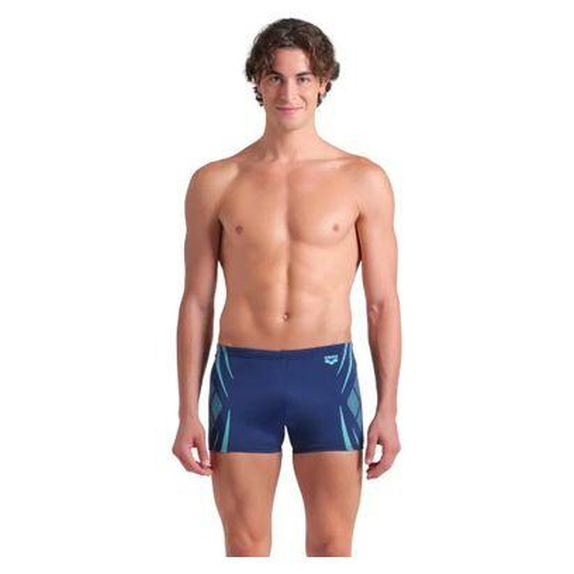 Arena - Maillot De Bain Arena Poseidonia Bleu Homme - Boxer De Bain - Bleu - 90 - Decathlon