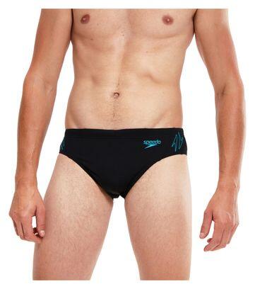 Maillot de Bain Speedo Eco+ Hyperboom Splice 7cm Noir Bleu 2/5