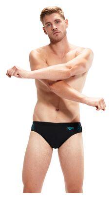 Maillot de Bain Speedo Eco+ Hyperboom Splice 7cm Noir Bleu