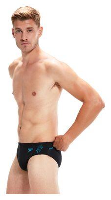Maillot de Bain Speedo Eco+ Hyperboom Splice 7cm Noir Bleu 4/5