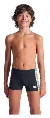 Costume Arena Racing Stripe Ragazzo Nero/Multicolore