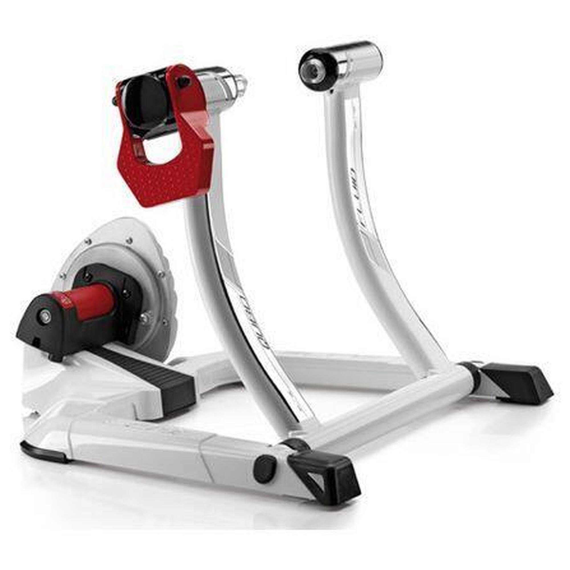 Elite - Elite Home Trainer Qubo Fluid - Home Trainer - Blanc|rouge - Taille Unique - Decathlon