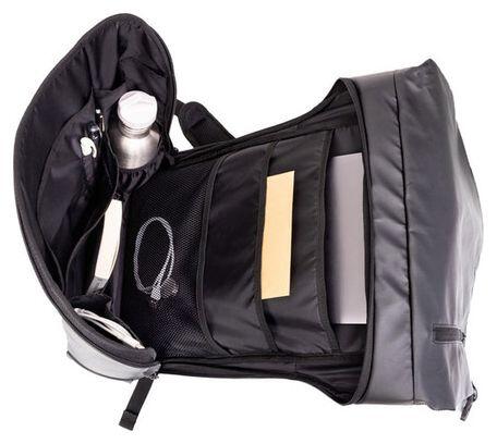 CITY BAG RACE - Sac à dos volume ajustable water resistant - noir 2/6
