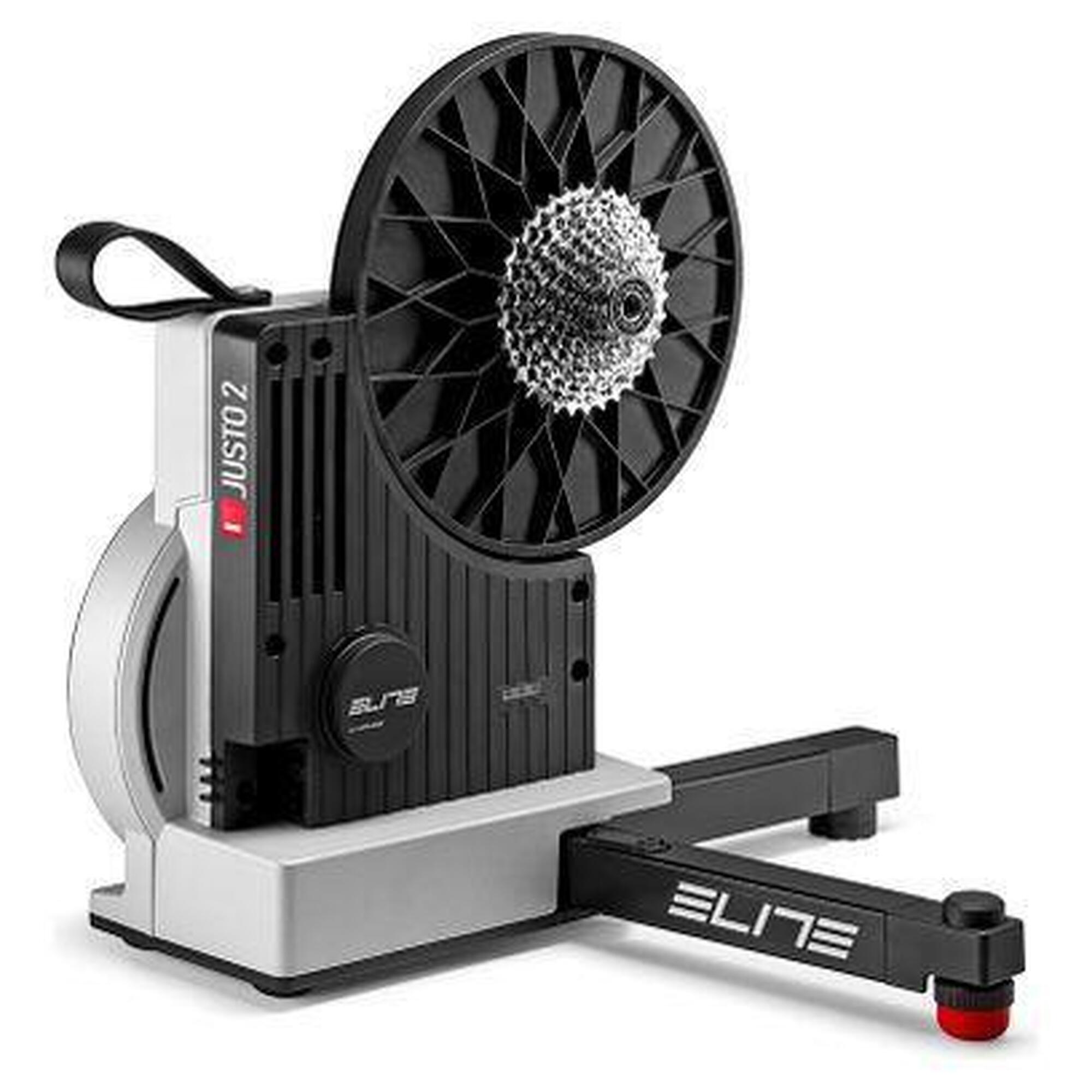 Elite - Home Trainer Elite Justo 2 (avec Cassette) - Home Trainer - Blanc|noir - Taille Unique - Decathlon