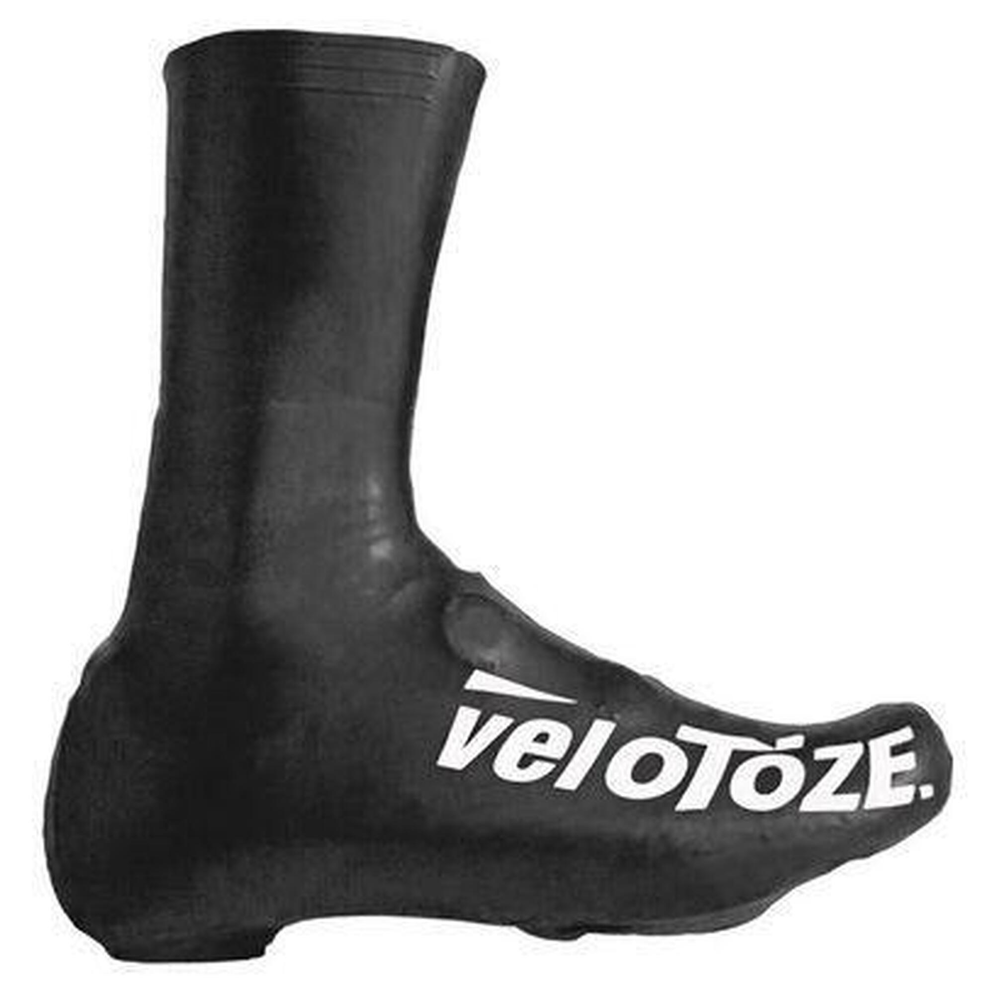 Velotoze - Couvre-chaussures Velotoze Tall Road Latex Noir - Collant De Vélo - Noir - S - Decathlon