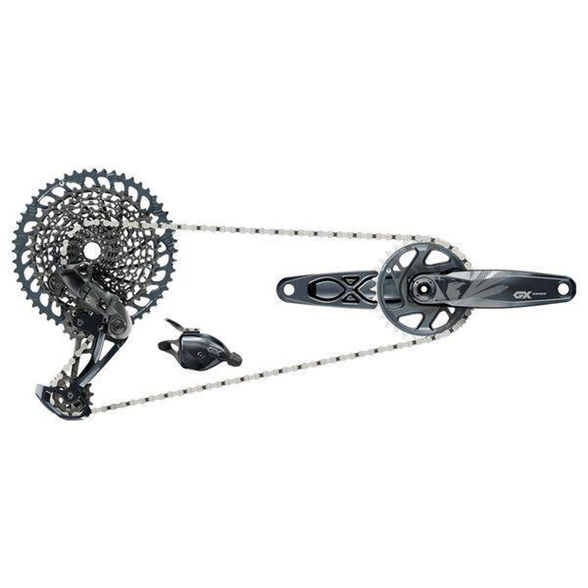 Sram - Groupe Sram Gx Eagle 12v Dub (sans Boitier) 32 Dents - Dérailleur - Noir - Decathlon