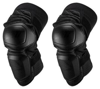 Leatt Enduro kurze Knieschützer Weiß/Schwarz