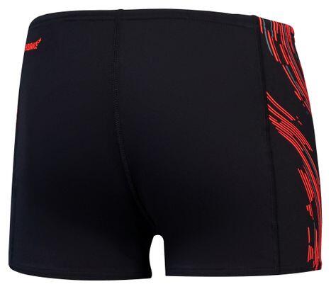Speedo Tech Panel Zwempak Zwart / Rood 2/5
