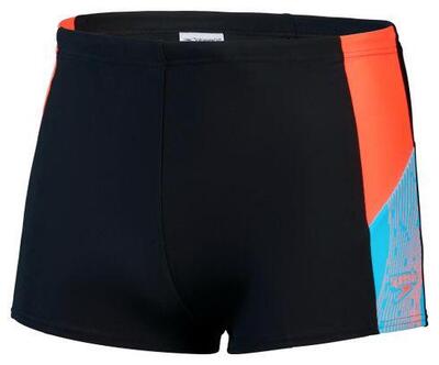 Speedo Eco Dive Herren-Badehose Schwarz/Orange
