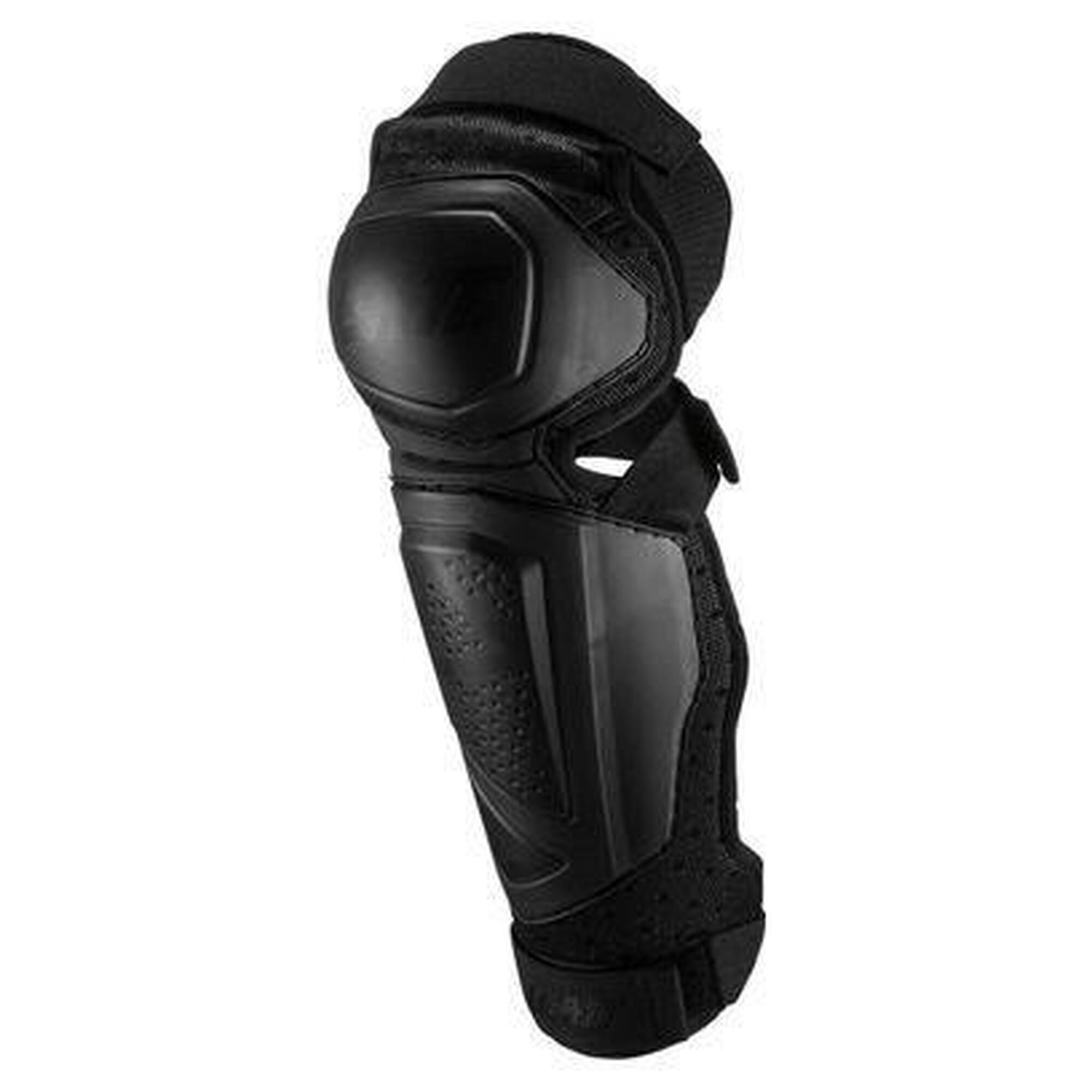 Genouillères Leatt Double Axis – Noir, XXL – Protection Tibias, Mousse Anti-impact 3DF, Certifiée CE, Ajustement 3D
