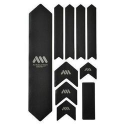 Kit protection de cadre - EXTRA 10 pièces - Noir