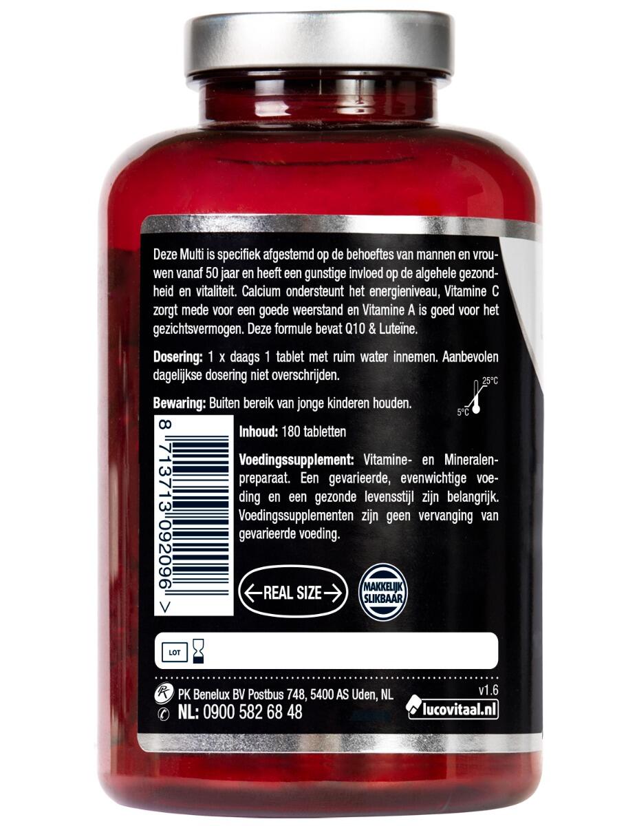 Lucovitaal Multi A-Z 50+ 180 tabletten 3/4