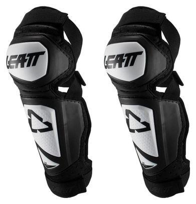 Genouillères avec Protège Tibia Leatt 3.0 EXT Blanc Noir