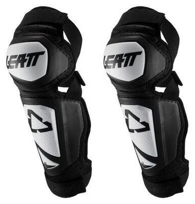 Leatt 3.0 ext knie scheenbeschermers wit zwart