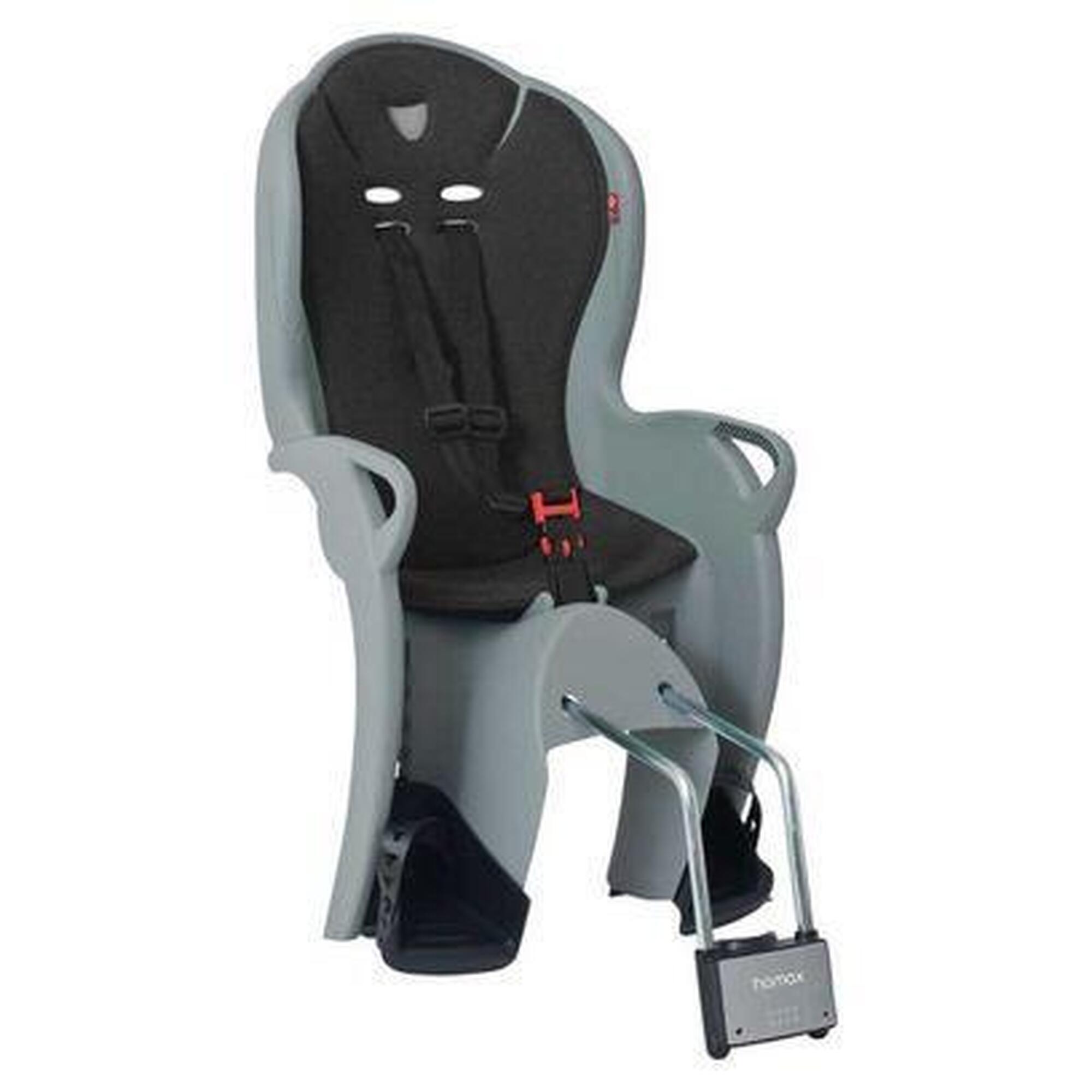 Hamax - Siège Porte-bébé Hamax Kiss Gris Noir - Siège Vélo Enfant - Gris|noir - Taille Unique - Decathlon