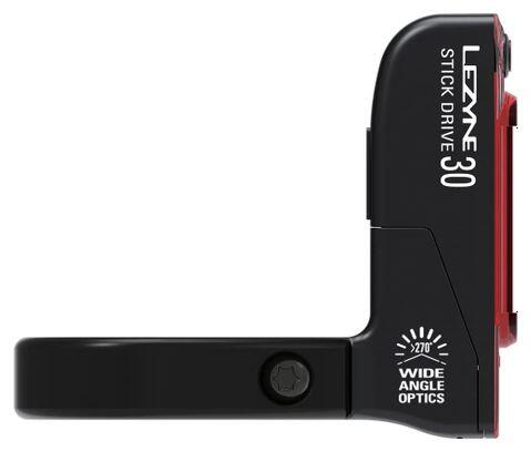 Éclairage vélo arrière intégré Ø35,4 mm aluminium, 8 LED, USB 2/5
