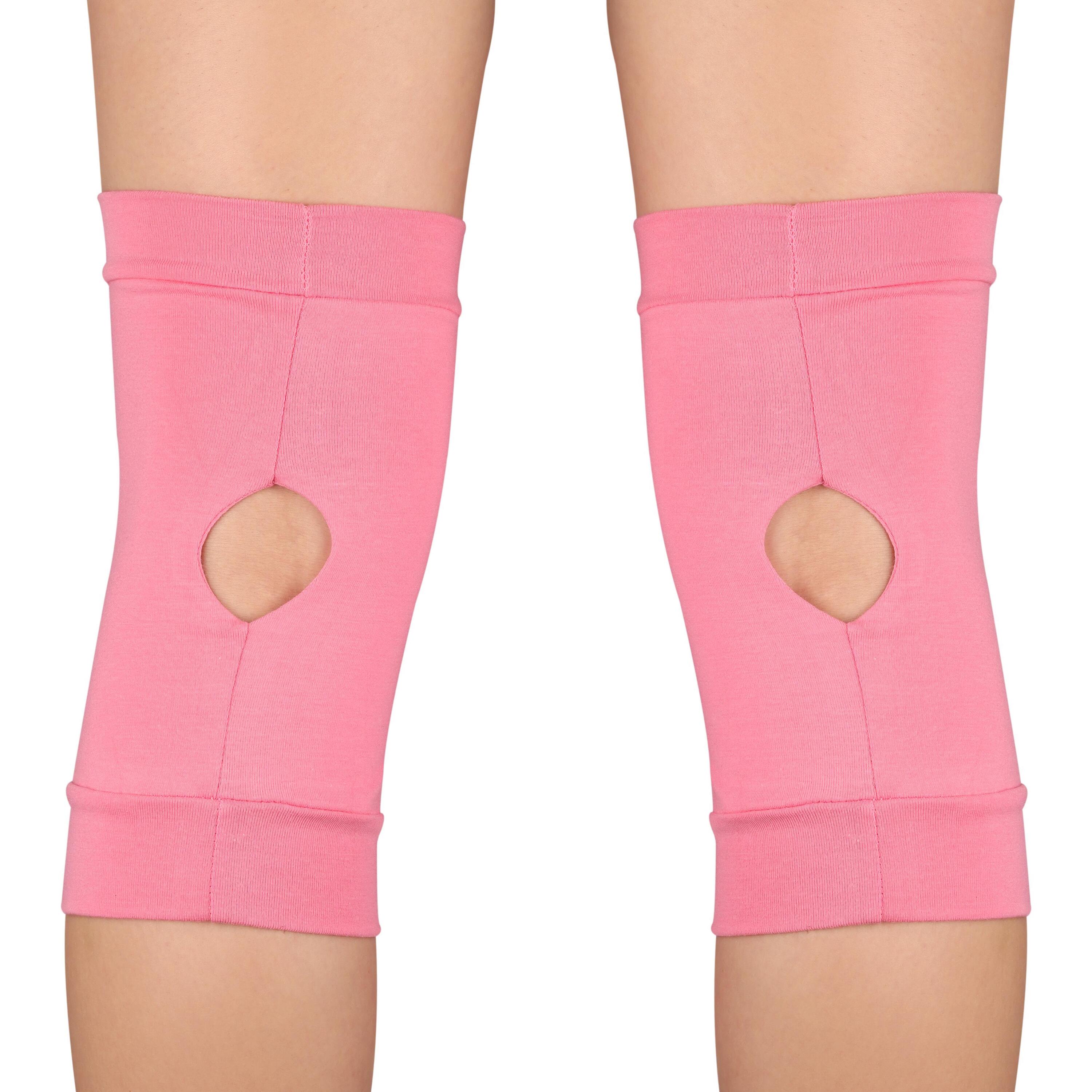 Joelheiras de Ginástica Rítmica MARIA INDIGO Tamanho S Rosa 3/4