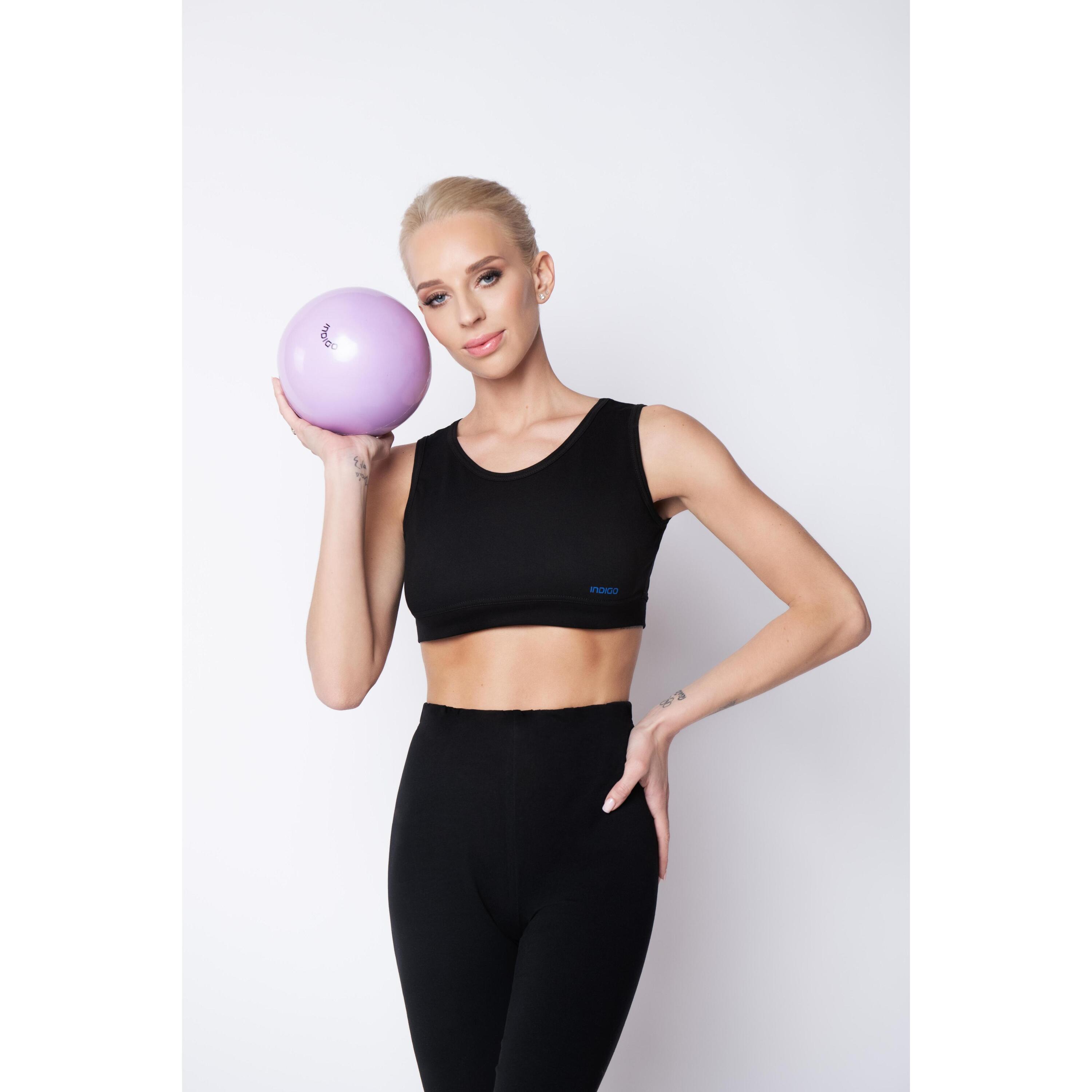 Bal Voor Ritmische Gymnastiek Van PVC 300 g INDIGO 15 cm 4/4