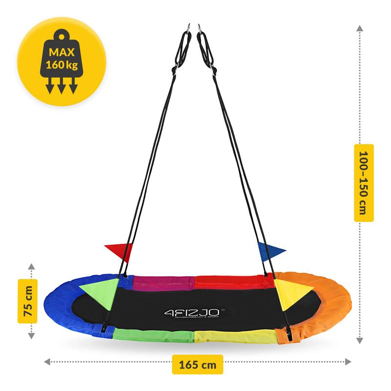 Leagăn de grădină Cuib de Barză pentru copii 165 cm