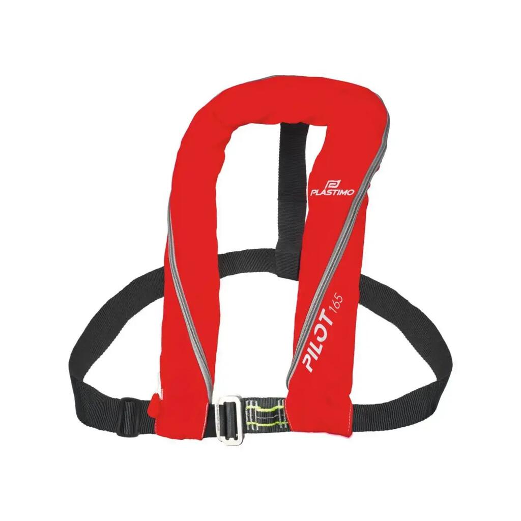 Plastimo Pilot 165 Lifejacket with Harness-Automatic-Red