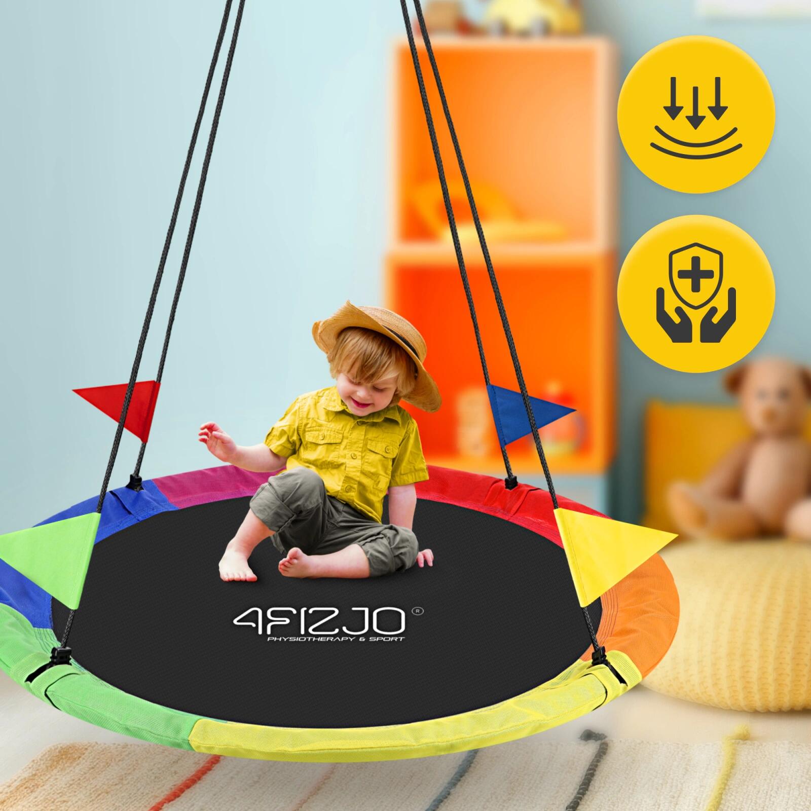 Huśtawka ogrodowa dla dzieci XXL Bocianie Gniazdo 120 cm 3/7