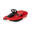 Sanie bob GizmoRiders Stratos Racing Red, 2 locuri, HDPE, cu frână