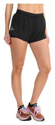 Short Craft Pro Hypervent Split Noir Femme