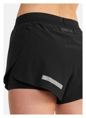Damen Running Shorts Craft Pro Hypervent Split Shorts 2 4/5