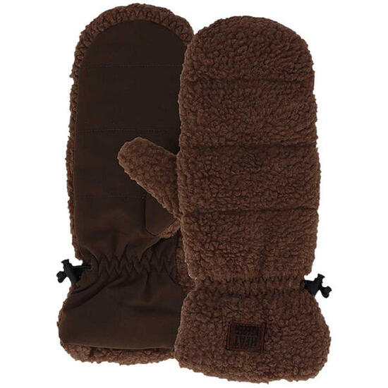 Heatkeeper Damen Thermo-Fäustlinge Teddy Taupe