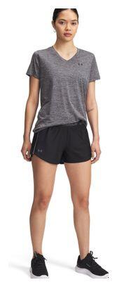 Short Under Armour Tech Play Up Mulher - Preto 3/4