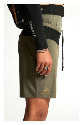 Short Craft Pro Trail Kaki Homme 2/5