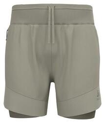 Short 2-En-1 Odlo X‑Alp 6'' Gris