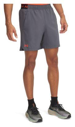 Short Under Armour Vanish Woven 6in Gris/Orange Homme