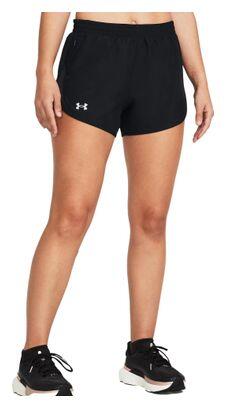 Short Under Armour Fly-By 3 Noir Femme