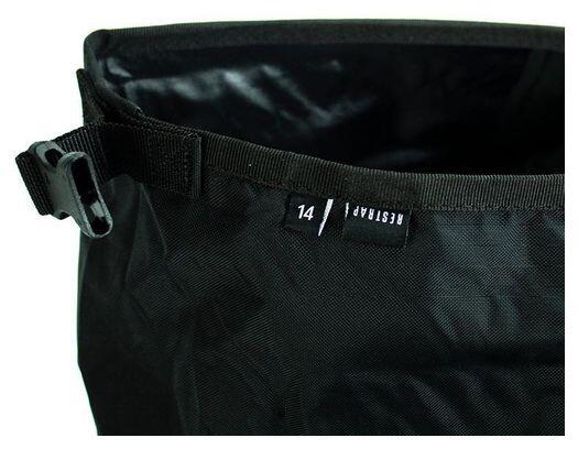 Sacoche vélo RESTRAP Dry Bag Tapered 14L nylon étanche noir 5/5