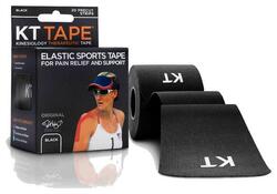 Bande prédécoupée KT TAPE COTON ORIGINAL Noir 20 bandes