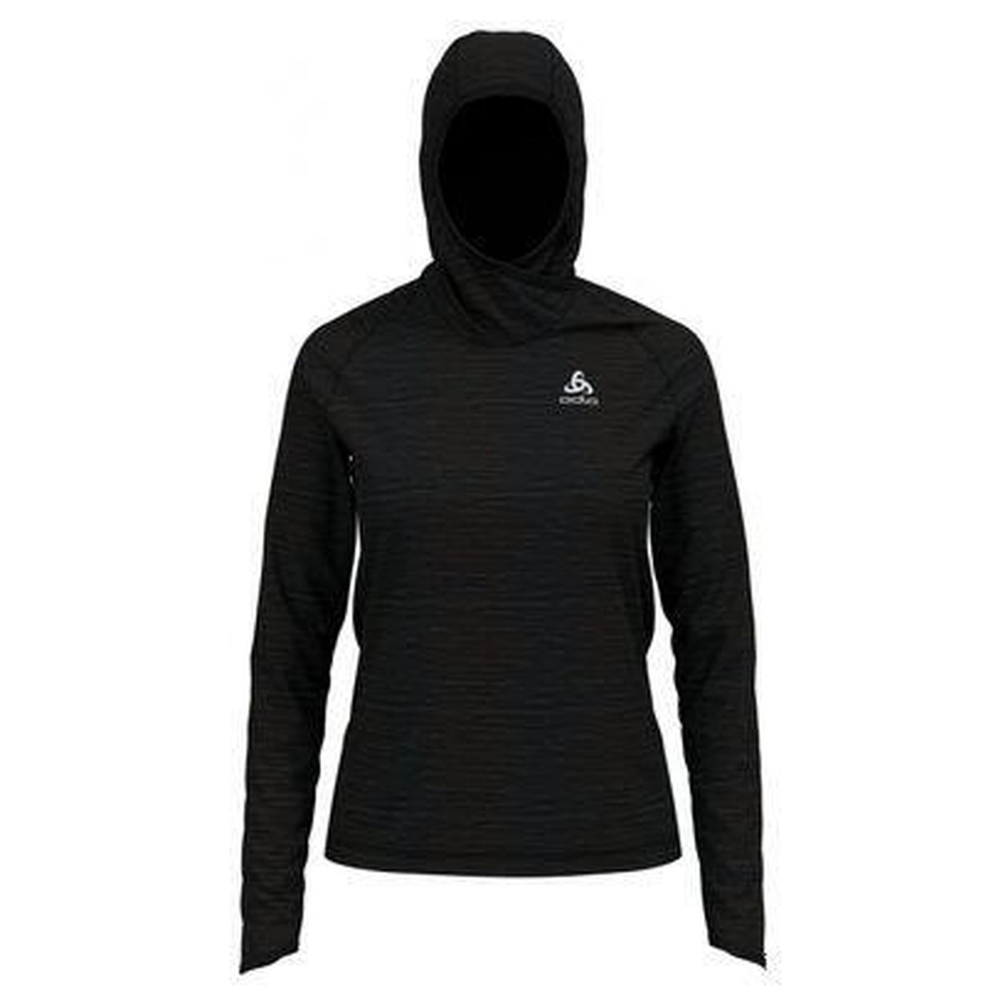 Odlo - Sweat À Capuche Odlo Millennium Element Noir Femme - Sous Veste - Gris|noir - 36 Xs - Decathlon