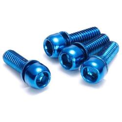 REVERSE Kit de Vis Etrier de Freins x4 Bleu