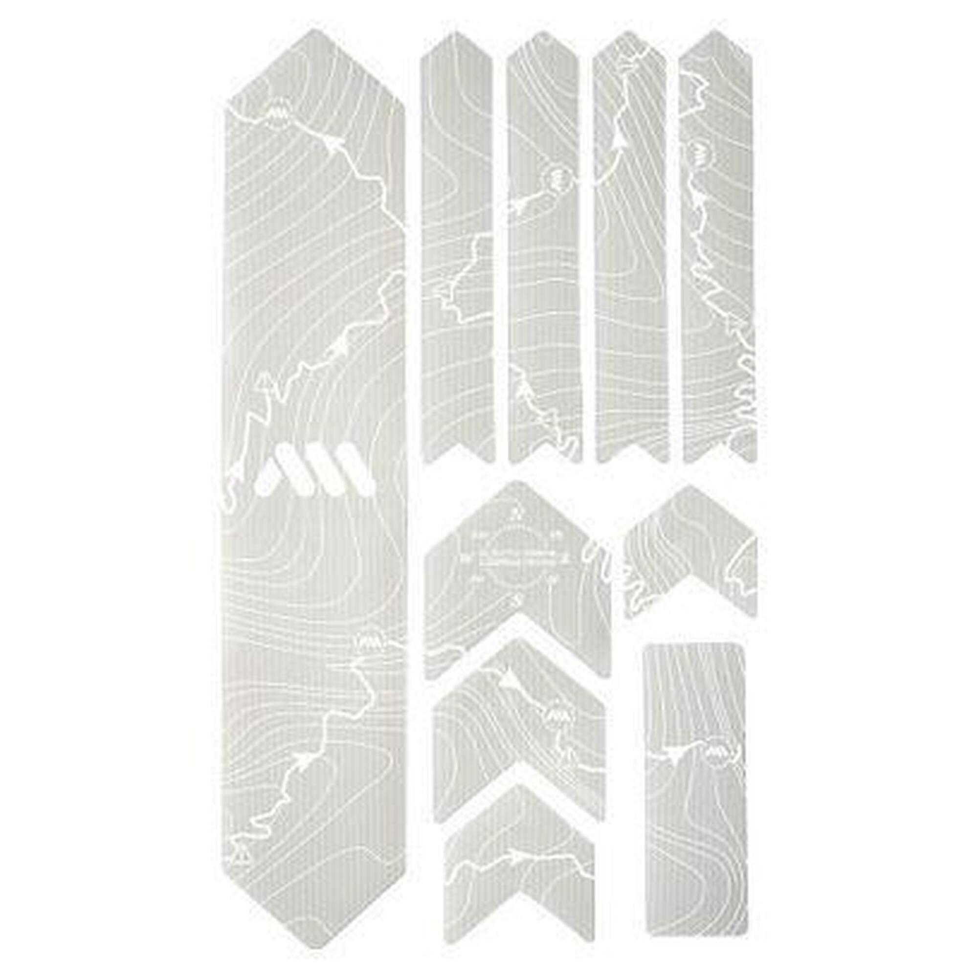 All Mountain Style - Kit De Protection De Cadre All Mountain Style Extra Tracks Blanc - Protège-cadre - No Size - Decathlon
