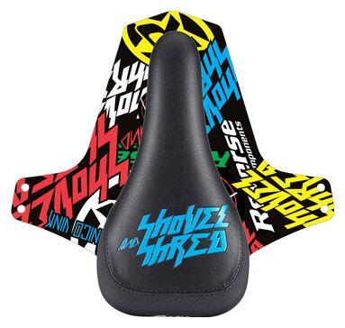 Reverse Nico Vink Signature Series Sattel Shovel & Shred Schwarz/Blau