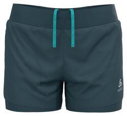 Short 2-en-1 Odlo Zeroweight 3in Gris Femme