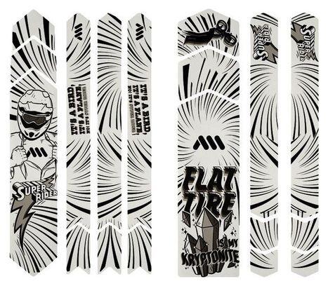 Kit Protezione Telaio Full - 18 pezzi PVC autoadesivo (Nero)