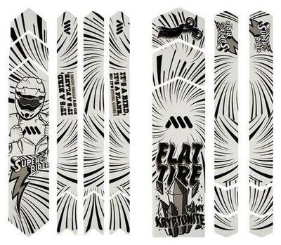 Kit protezione telaio - COMPLETO 18 pezzi - Super Rider/bianco