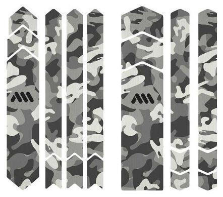 ALL MOUNTAIN STYLE Adesivo di protezione del telaio a nido d'ape XXL - Trasparente/Camoscio