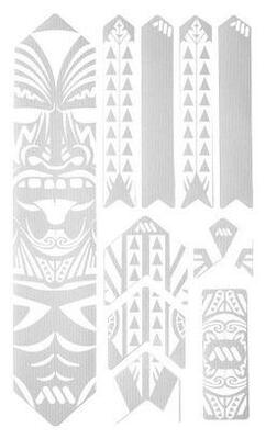 Kit protezione telaio - EXTRA 10 pezzi - Maori/bianco
