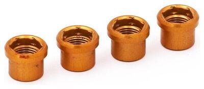 Rennen Infinity Kettenblatt-Schrauben 4er, 7075-T6, Gold