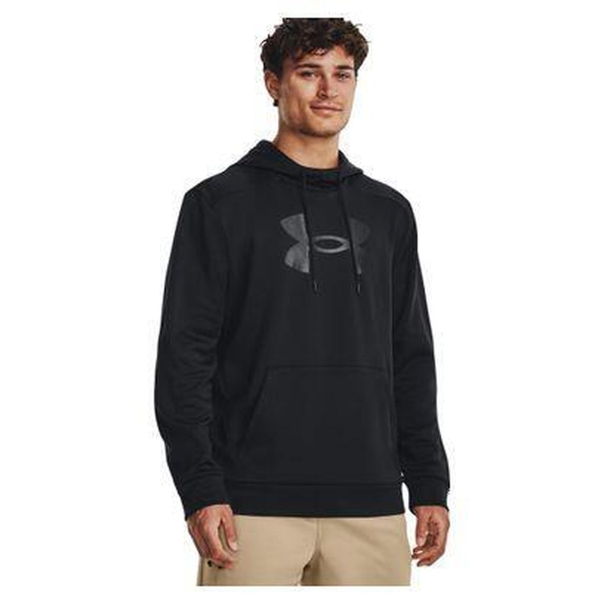 Under Armour - Sweat À Capuche Under Armour Fleece Big Logo Noir Homme - Sweat-shirt - Noir - 38 S - Decathlon
