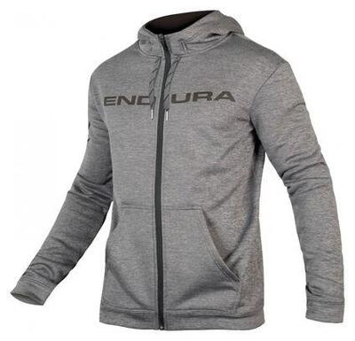 Felpa con cappuccio Endura Hummvee Grigio Lunar Uomo