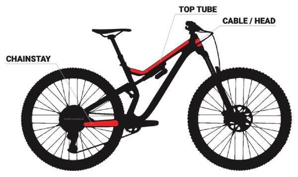 Kit d'autocollants tuning en vinyle pour cadre de vélo vtt SPECIALIZED